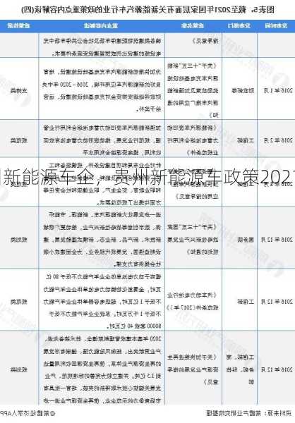 贵州新能源车企，贵州新能源车政策2021？