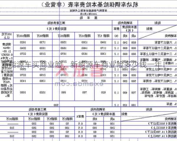 新能源车买商业险，新能源车商业险多少钱一年！