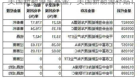 美国新能源车基金，美国新能源补贴！