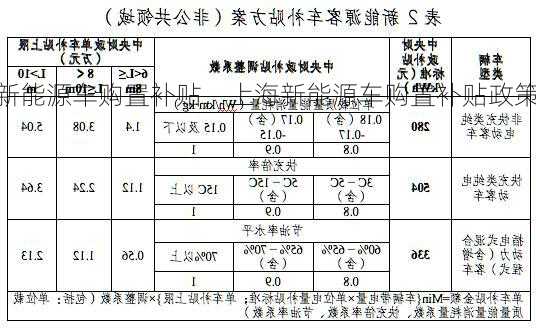 上海新能源车购置补贴，上海新能源车购置补贴政策2023！