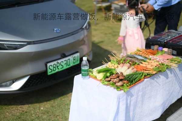 新能源车露营做饭，新能源汽车野外做饭