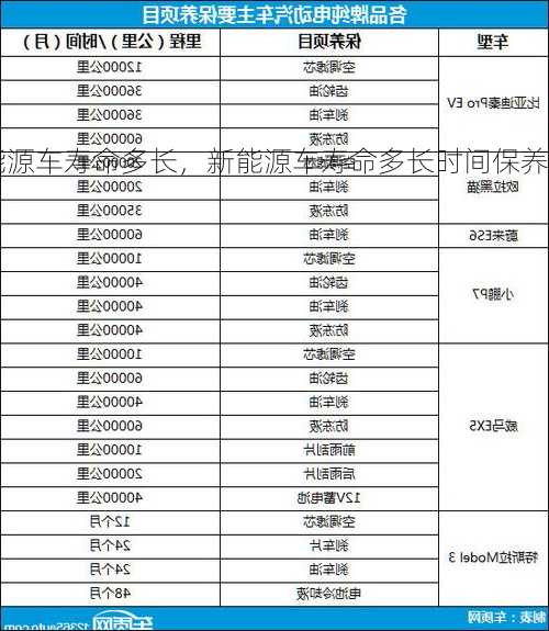 新能源车寿命多长，新能源车寿命多长时间保养！