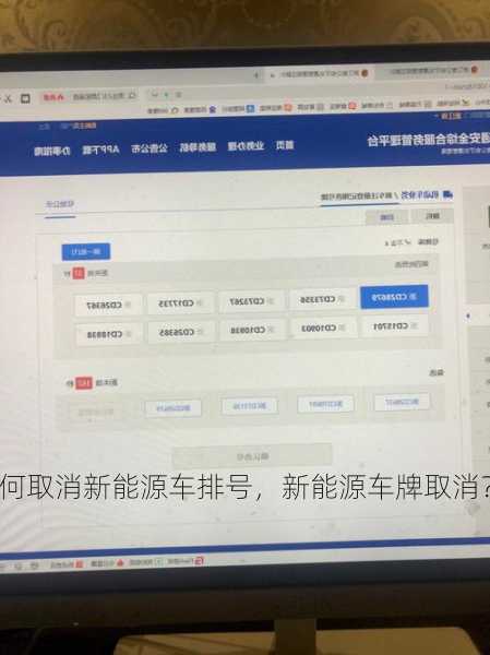如何取消新能源车排号，新能源车牌取消？