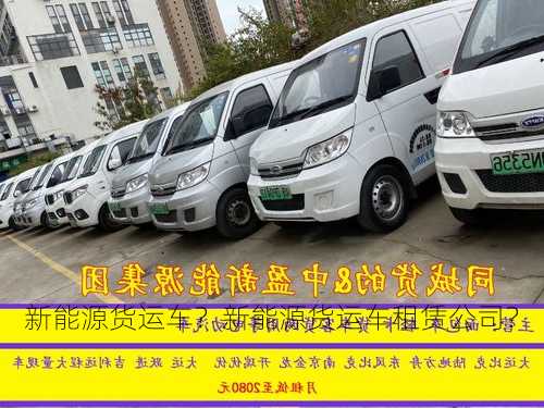 新能源货运车？新能源货运车租赁公司？