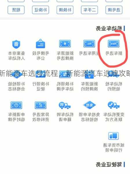 新能源车选号流程，新能源汽车选牌攻略