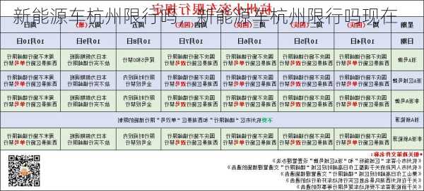 新能源车杭州限行吗，新能源车杭州限行吗现在