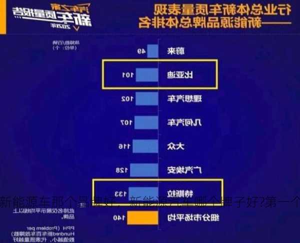 新能源车那个品牌好，新能源汽车哪个牌子好?第一个你一定知道！