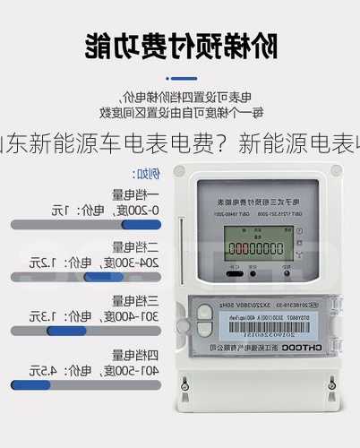 山东新能源车电表电费？新能源电表收费？