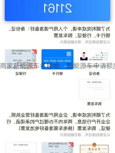 商家新能源车名额给，新能源车申请额度