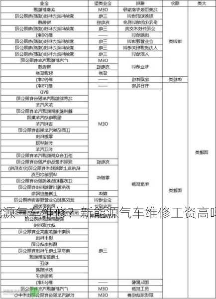 新能源气车维修？新能源气车维修工资高吗？