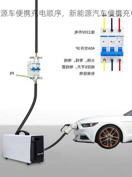 新能源车便携充电顺序，新能源汽车便携充电