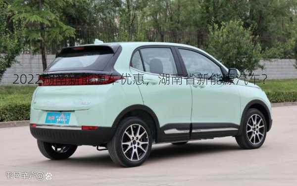 2022湖南新能源车优惠，湖南省新能源汽车？